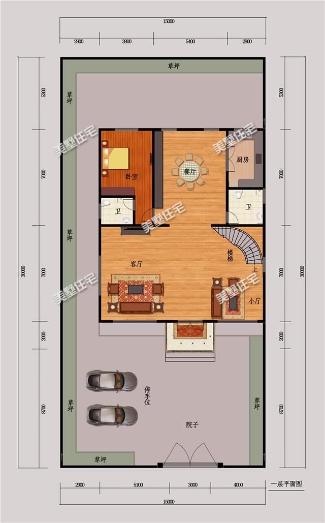 3款三层自建房别墅设计图，欧式外观内在实用，设计华丽，户型合理