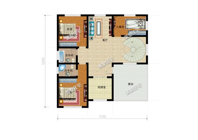 3款三层自建房别墅设计图，欧式外观内在实用，设计华丽，户型合理