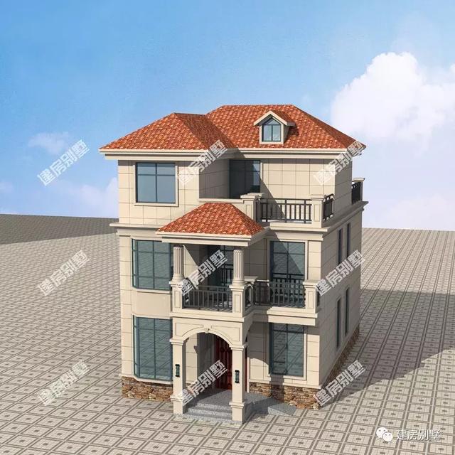 8.5×14.8米农村别墅，宅基地面宽小，也能建豪宅