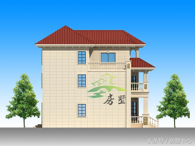 湖南衡阳三层精品小别墅设计图，豪华大气，占地还小！