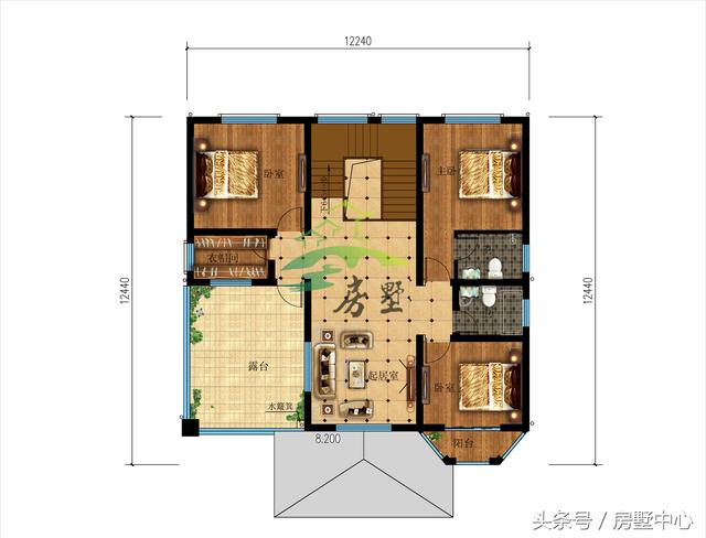 自建房别墅设计：湖南衡阳三层精品小别墅，特别豪气，占地还小！