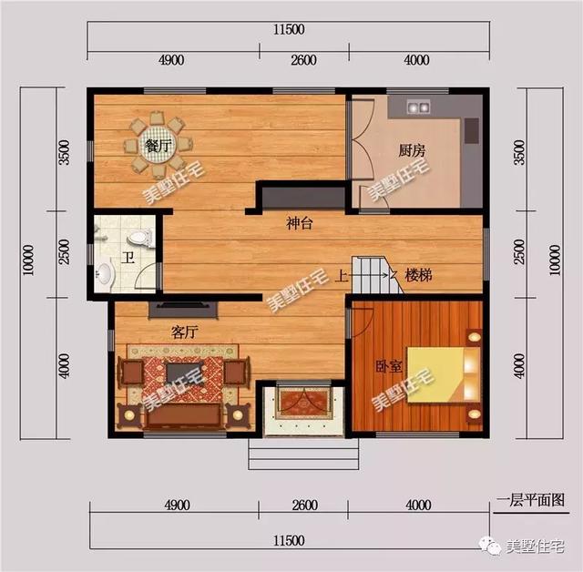3套新中式风格的别墅户型，造价30万左右（含平面图）