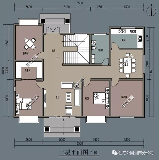 35万就能盖的农村别墅，11×16米带飘窗露台，美得不像话