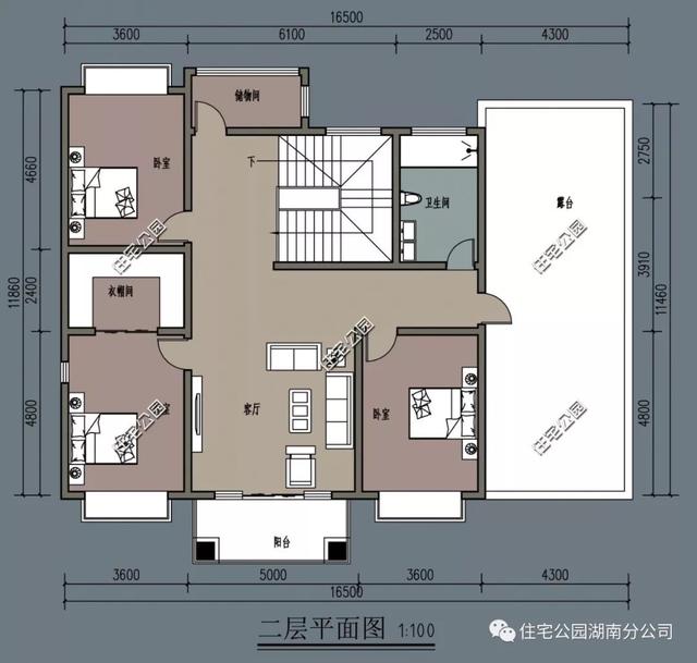 35万就能盖的农村别墅，11×16米带飘窗露台，美得不像话