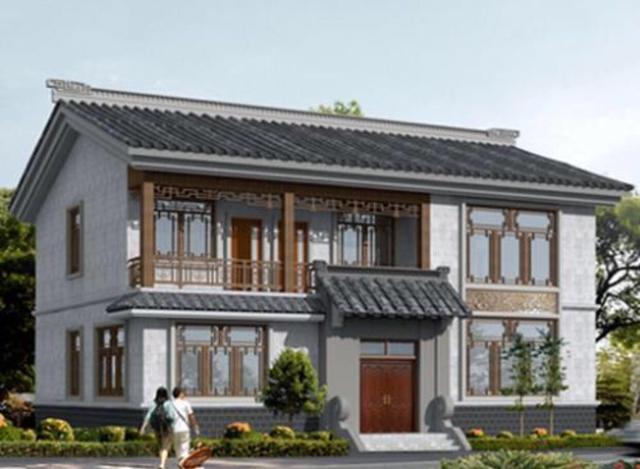 这样的新中式别墅设计图要在农村建起来，肯定倍儿有面！