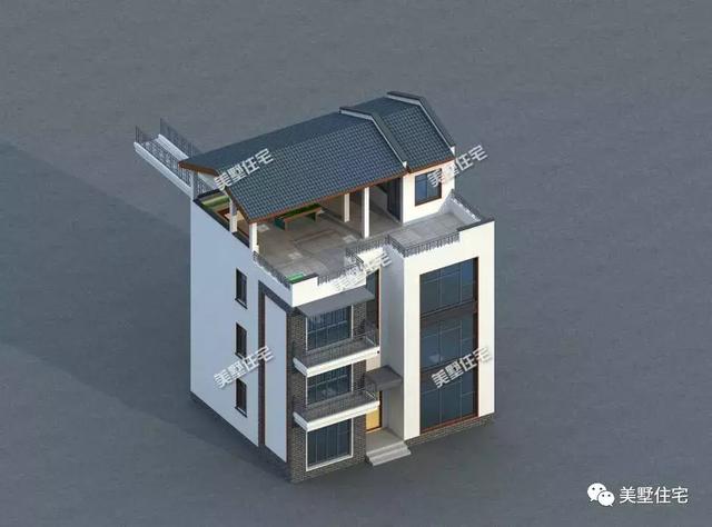 11X9米现代风别墅，造价也不高，简直是小宅基地的完美设计