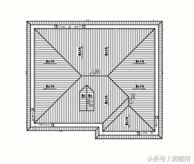 别具一格的别墅设计图，出挑的设计，合理的布局