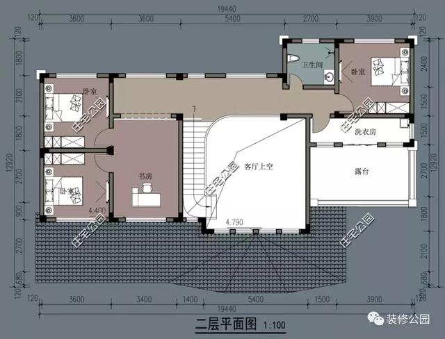 12×19米自建房设计图，带室内装修效果，实乃乡村别墅的典范之作