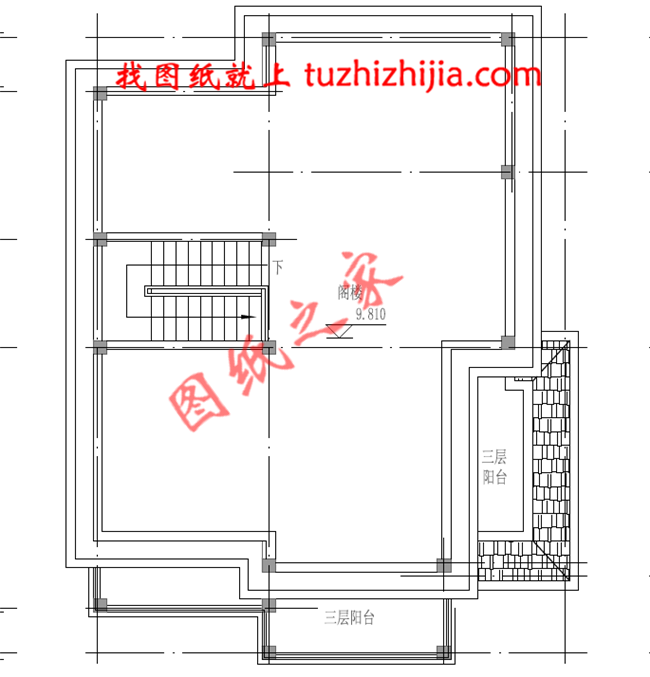 120平米三层别墅房屋设计图，带车库，带阁楼