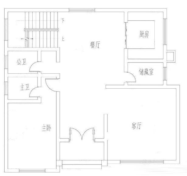 一款欧式田园风格二层别墅设计图，主体25万11×11米4厅4卧带挑空客厅