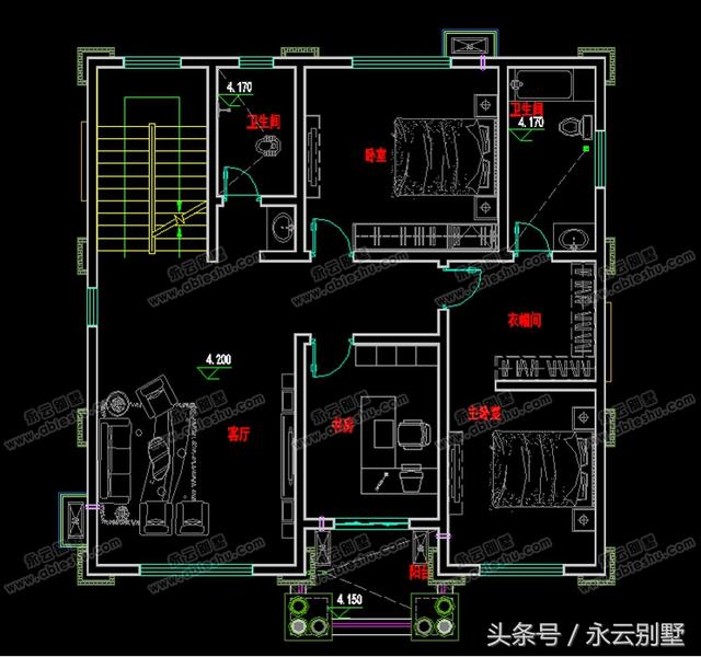 精选5款精致美观别墅图，开间都在11米左右，有需要的可以参考一下