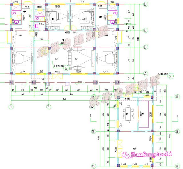 40万300平米18x12米二层农村自建别墅设计图，室外厨房+外楼梯！