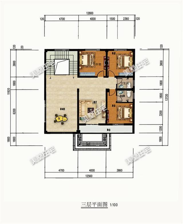 带车库的四层农村别墅设计图，现在建房还是带个车库最好