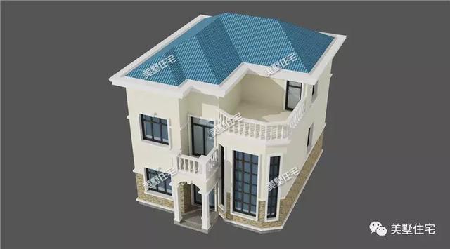 二层简欧别墅设计图，布局设计实用经济，新房子新生活新气象