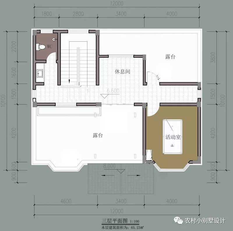 11X12米三层乡村品质别墅设计图，这才是我想要的农村别墅