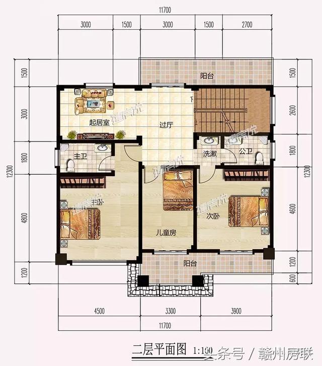 新中式别墅设计图，建筑面积500平，配色经典大方，表现出东方文化的内敛气质