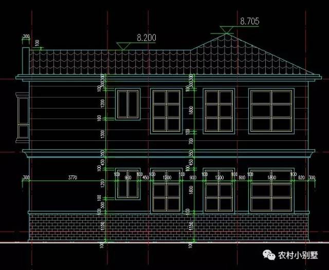 12x9米经济实用二层带露台农村小楼房设计图，推荐