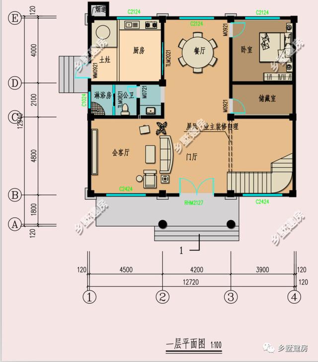 这2款豪华别墅设计图，外观大气，内部设计实用