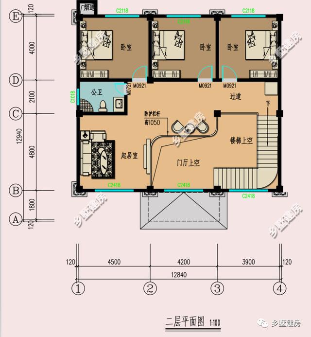 这2款豪华别墅设计图，外观大气，内部设计实用