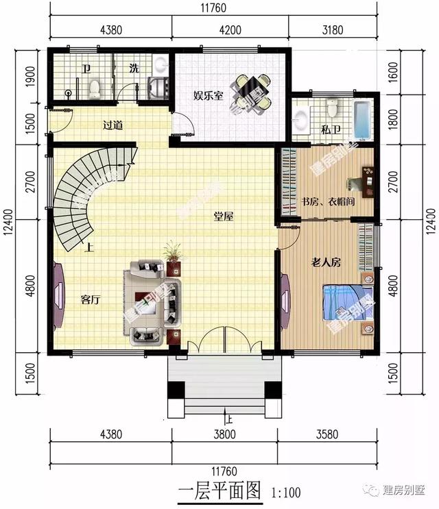 三款农村自建房设计图，无论建哪一款都很气派，被人羡慕