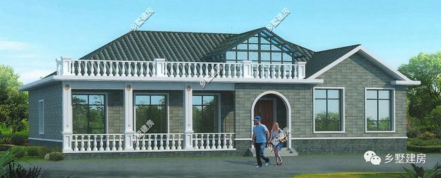 来看看这四款一层别墅设计图，可以建给父母当养老房