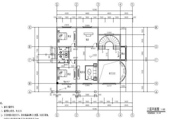 40万16×14米三层带地下室农村别墅设计图