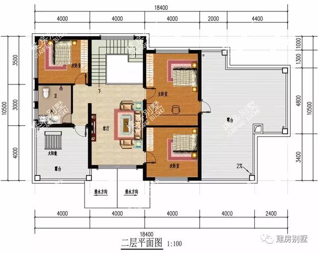 三款开间较大的两层自建房设计图，这下房子空间肯定够用！