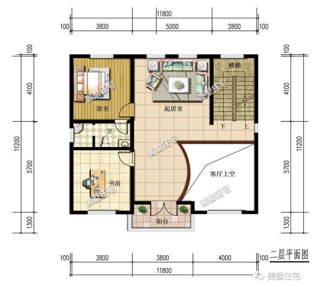 四层欧式农村别墅设计图，11X11米，7室4厅，很实用