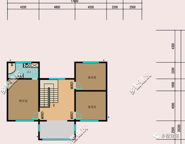 有院子+双厨房+大露台设计的三层自建别墅，18x26米，附装修图