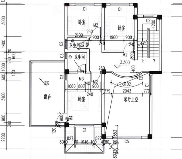 三层欧式中楼轻钢别墅设计图，带车库+屋顶花园，非常实用。