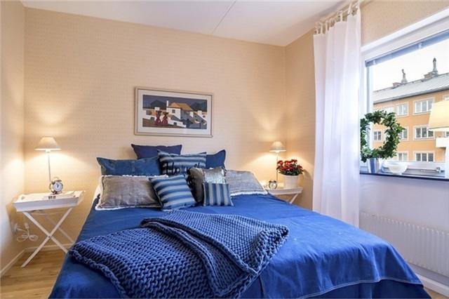 96平米两居室简约北欧式装修，舒适温馨。