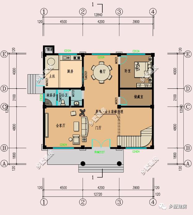 两款精美的两层别墅设计图，每一处细节都非常注重品质