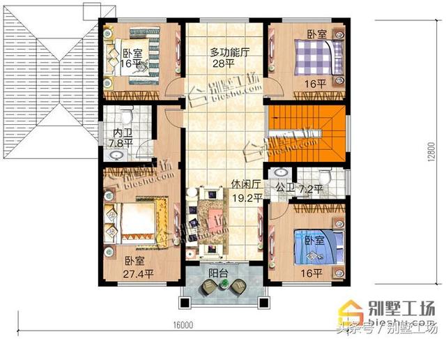 35万实用型二层农村别墅，金秋时节好建房