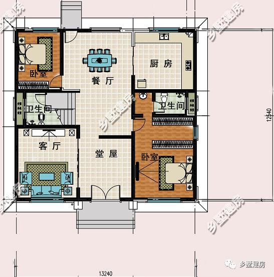 13x12米新中式三层别墅设计图，时尚、古典、大气，这才是对新中式最好的诠释！