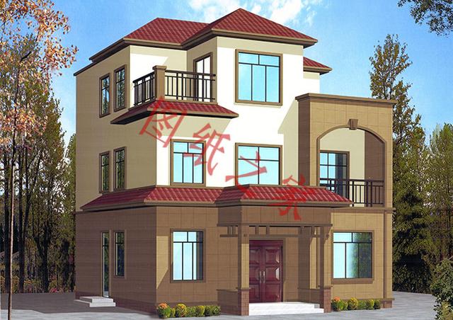 6套三层别墅设计图，色彩出众，接地气，你喜欢哪一款？