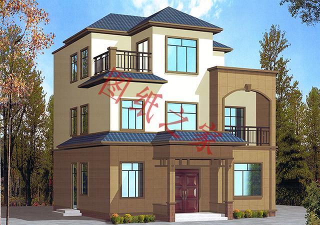6套三层别墅设计图，色彩出众，接地气，你喜欢哪一款？