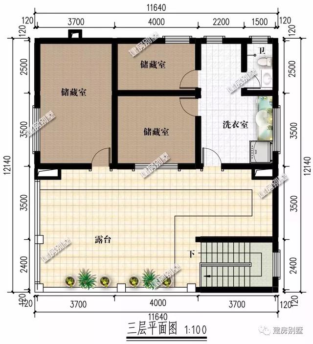 11.6×15.1米新中式别墅，集优点于一身，满具特色的住宅