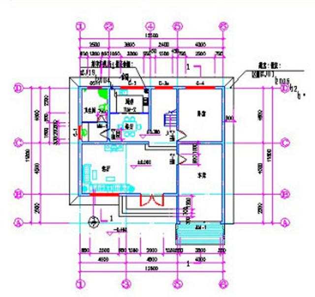 占地130平米5厅7卧带车库+多露台实用三层自建房图纸，30万建成
