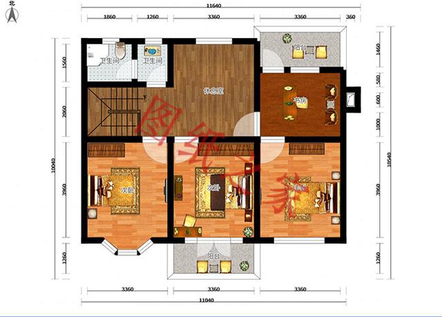 6款二层别墅设计图，精致漂亮，经济划算，告别摇号买房