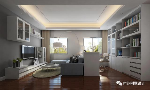三层现代复式别墅设计图，舒适惬意，带娱乐室+茶室，适合四世同堂大家庭居住