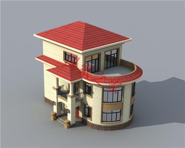 农村三层别墅设计图，外观新颖，设计独特，造价实惠！