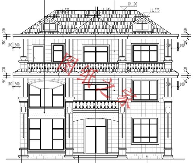 6套三层别墅设计图，外观独特，结构合理！您还在犹豫什么？