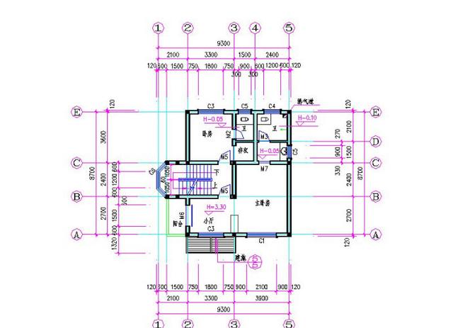 二层半，三层小平米别墅设计图，造价低廉，值得选购！