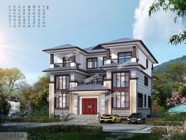 新中式别墅设计图，大气恢弘、气派非凡!
