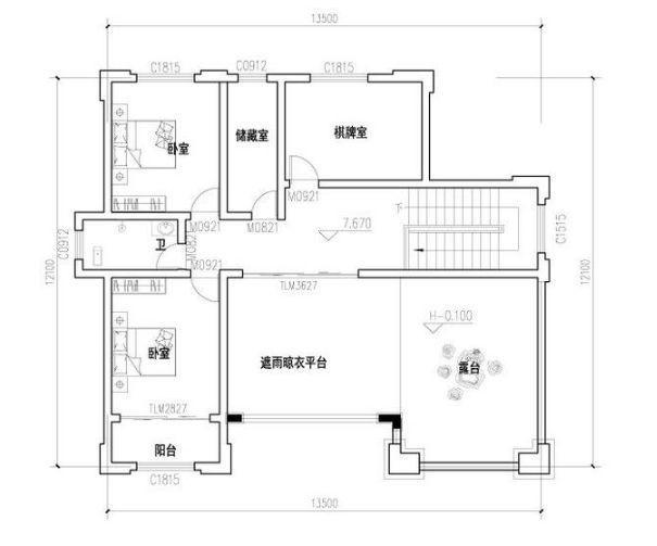 2款三层别墅设计图，都带露台，尤其第二款，豪华无比