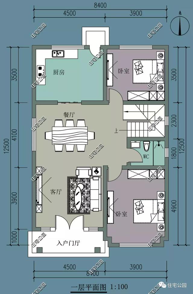10套经典小户型别墅设计图，占地小，实用高，造价低。