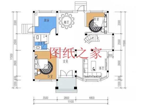 5套农村三层别墅，漂亮大方、简单实用，喜欢就收藏吧！