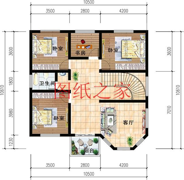 5套农村二层别墅，外观新颖漂亮、布局科学合理，自建房首选