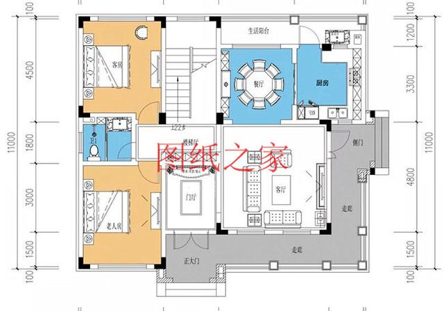 二层别墅设计图，外观新颖漂亮、布局科学合理，您的首选！