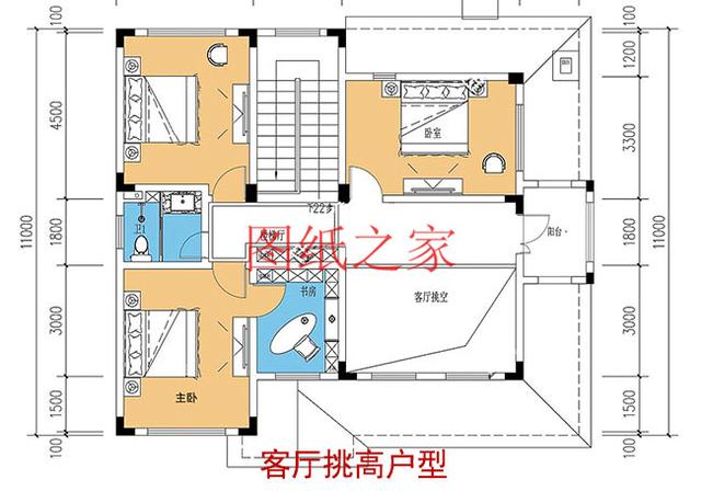 二层别墅设计图，外观新颖漂亮、布局科学合理，您的首选！